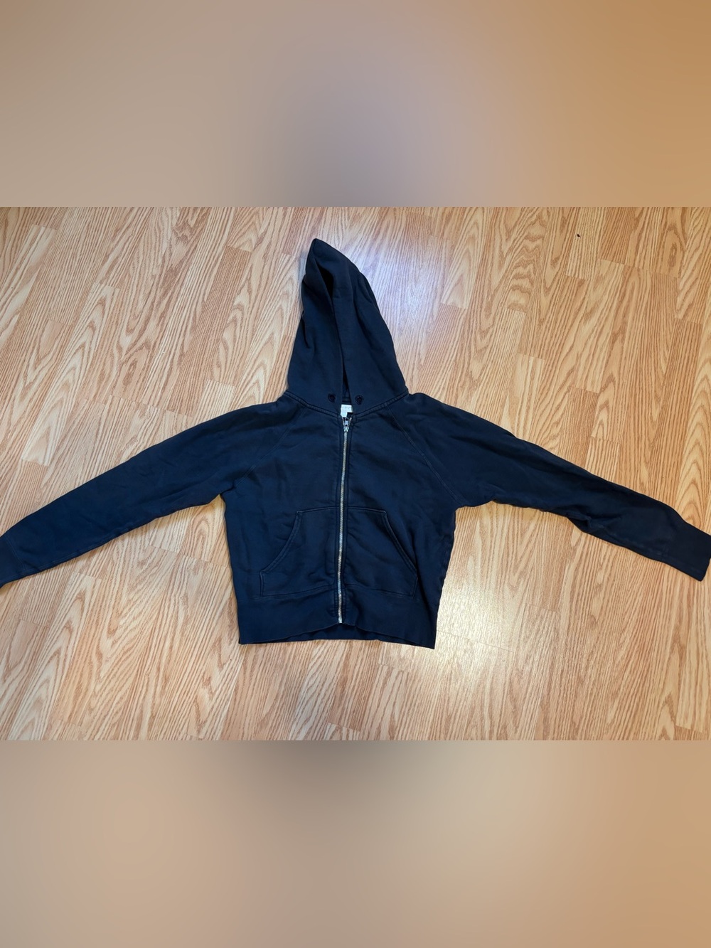 Spiritual Gangster Women Black Full Zip Hooded Fleece Cotton Hoodie M "Dreamer"